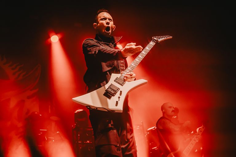 Trivium performing live at AEC Theatre in Adelaide